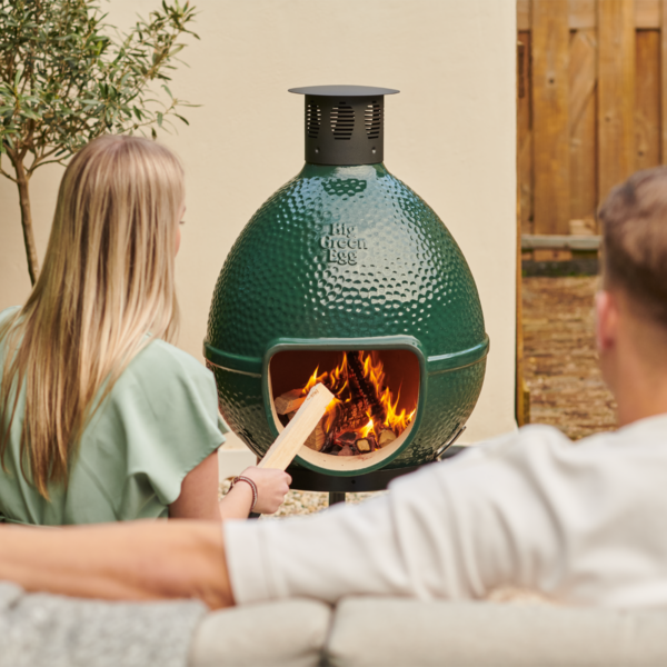 Big Green Egg Chiminea