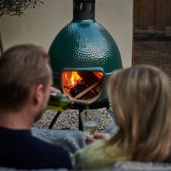 Big Green Egg Chiminea